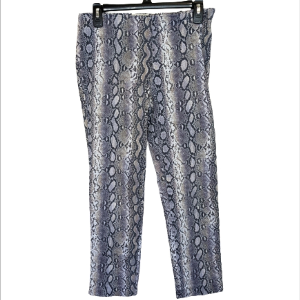 4/$25 Michael Kors Purple & Black Snakeskin Dress Pants - Sz 6